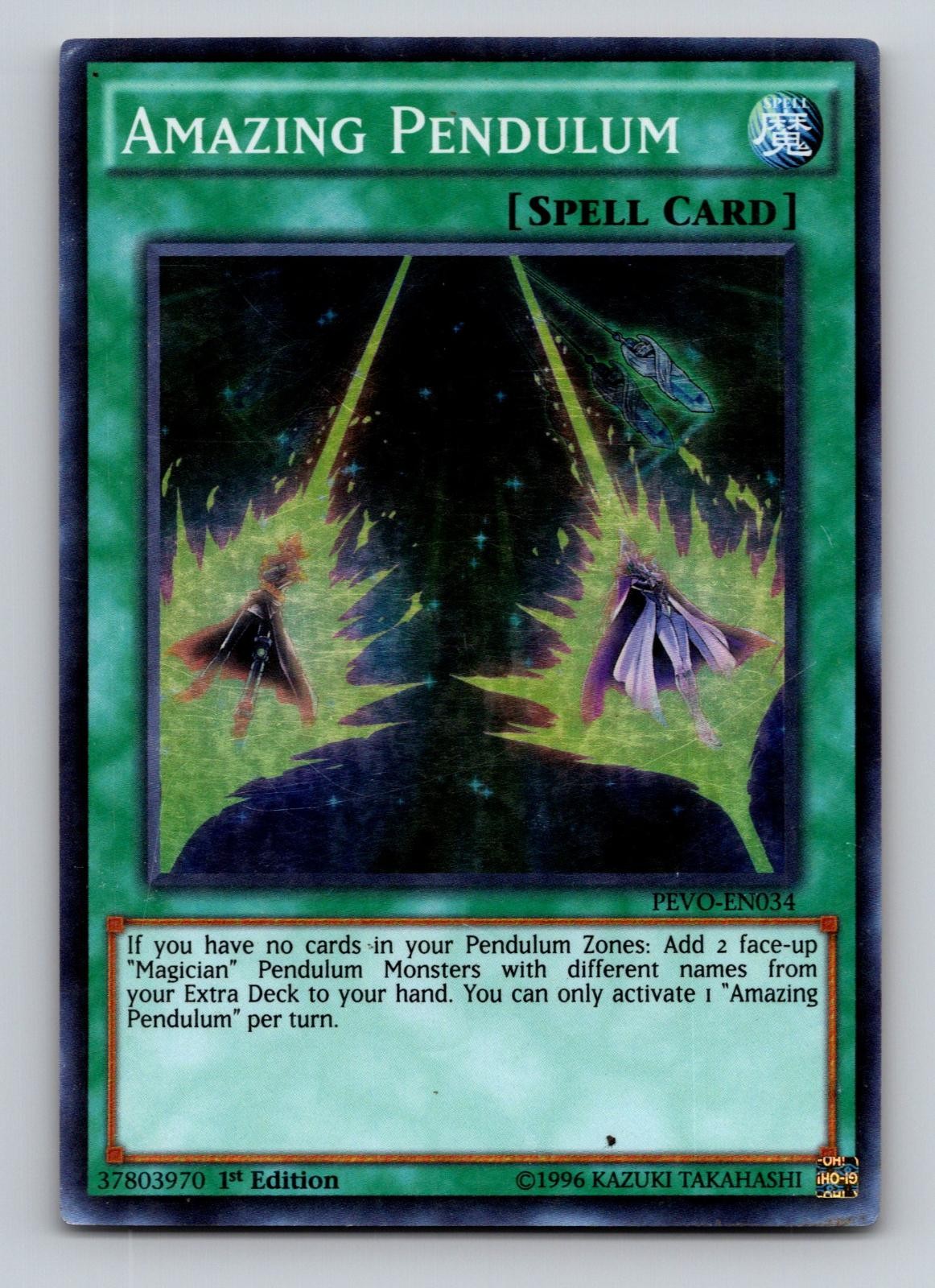 Amazing Pendulum PEVO-EN034 Super Rare Yu-Gi-Oh 1st Edition