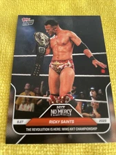 WWE Topps Now 2025 Ricky Saints #100 No Mercy