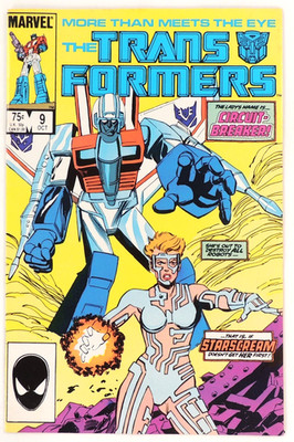 The Transformers #9 Marvel Key Issue 1st appearance of Circuit Breaker 1985