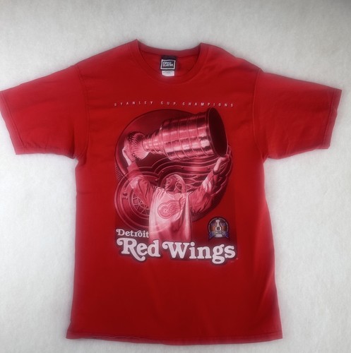 Vintage Pro Player Detroit Red Wings 1998 Stanley Cup Champions T-Shirt Herren M
