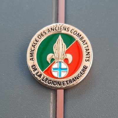 Pins Freundschaft Veteranen Fremdenlegion Marseille ORIGINAL FFL 20mm
