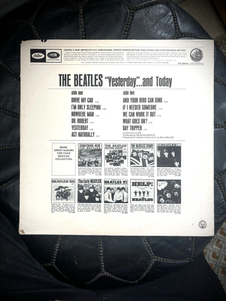 The Beatles - Yesterday And Today Vinyl LP RARE 2nd State Stereo Butcher Cover! - Image 2 of 4