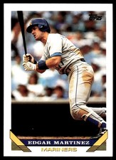 Edgar Martinez 1993 Topps #315 Mariners MLB READ FREE SHIPPING AutographDen