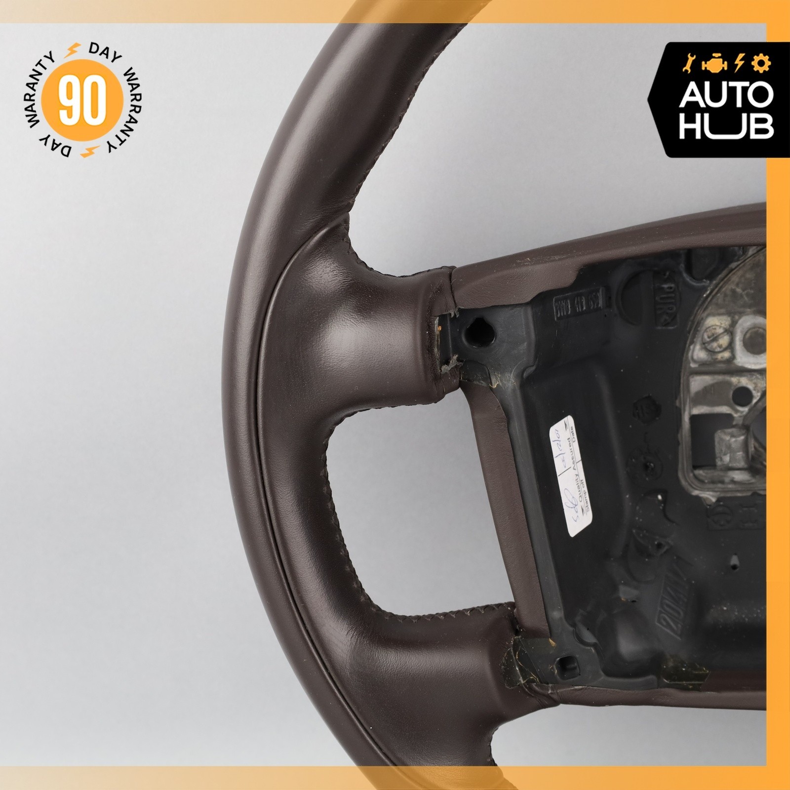 03-10 Bentley Continental GTC GT Flying Spur Driver Steering Wheel Brown OEM 43k