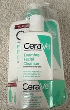 CeraVe Foaming Facial Cleanser For Normal to Oily Skin Hyaluronic Acid 19 fl oz