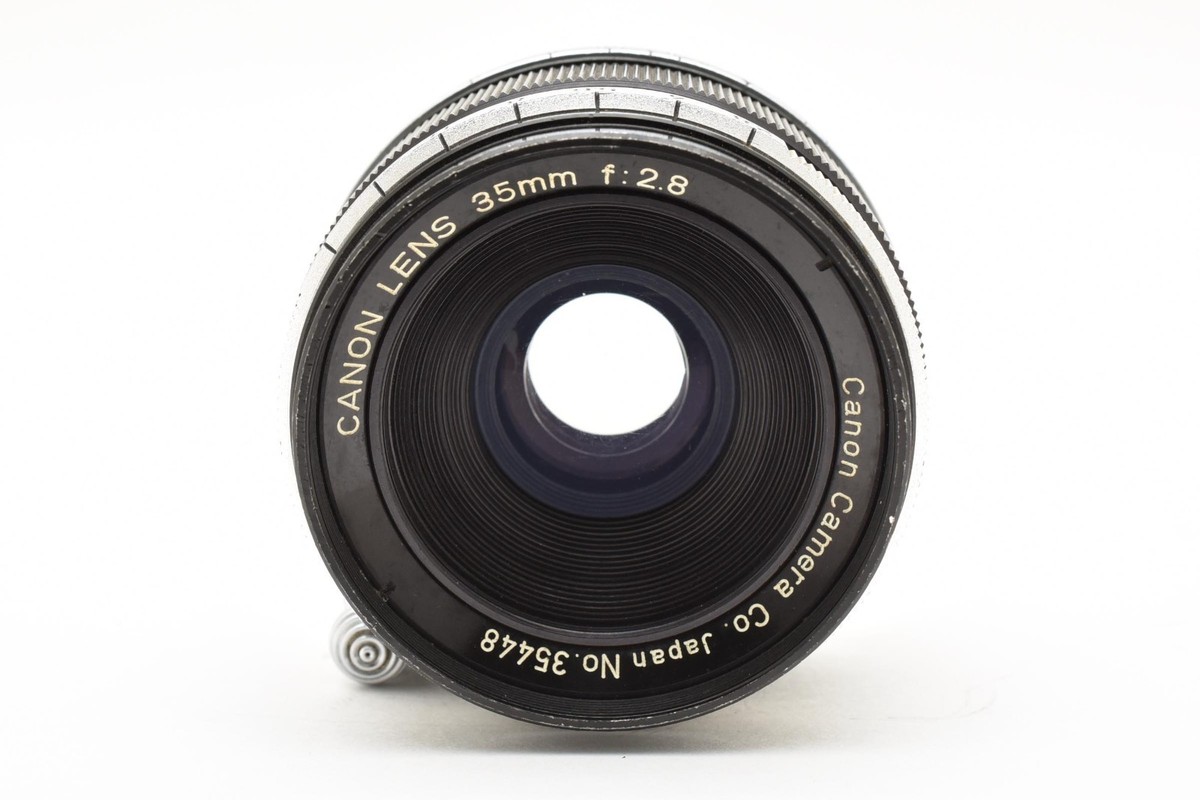キャノン LENS 35mm f/2.8 Wide Angle MF 6818 Canon LENS 35mm f/2.8 Wide Angle MF Lens Leica L39 mount