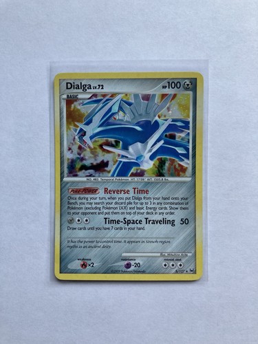 Dialga 5/127 Holo Rare Platinum Pokémon Card Authentic LV 72 Pokemon TCG