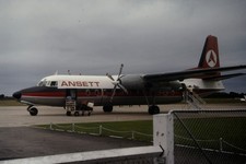 Dia VH-FCB Fokker F27-500F Friendship Ansett 07.02.1979 35mm gerahmt OP-L11-78
