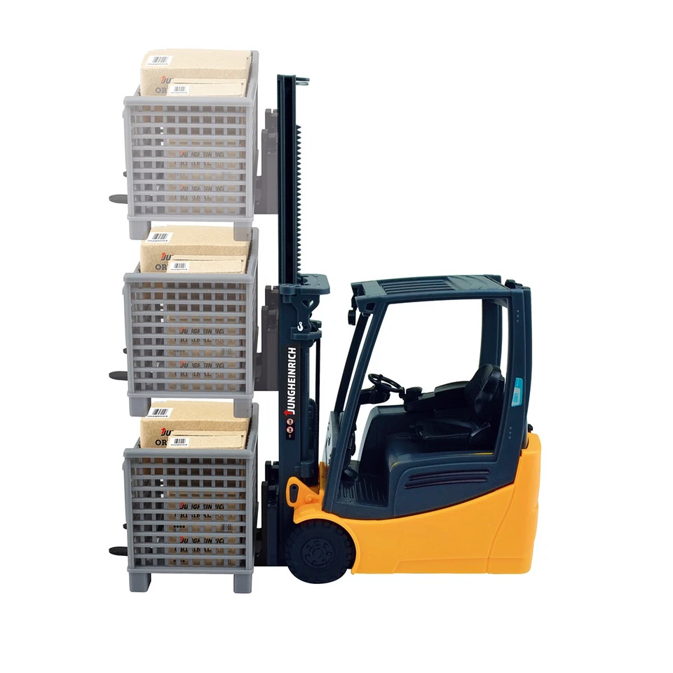 Happy People RC Jungheinrich Gabelstapler 1:16 2,4 GHz mit Palette & Kartons - Bild 3 von 4