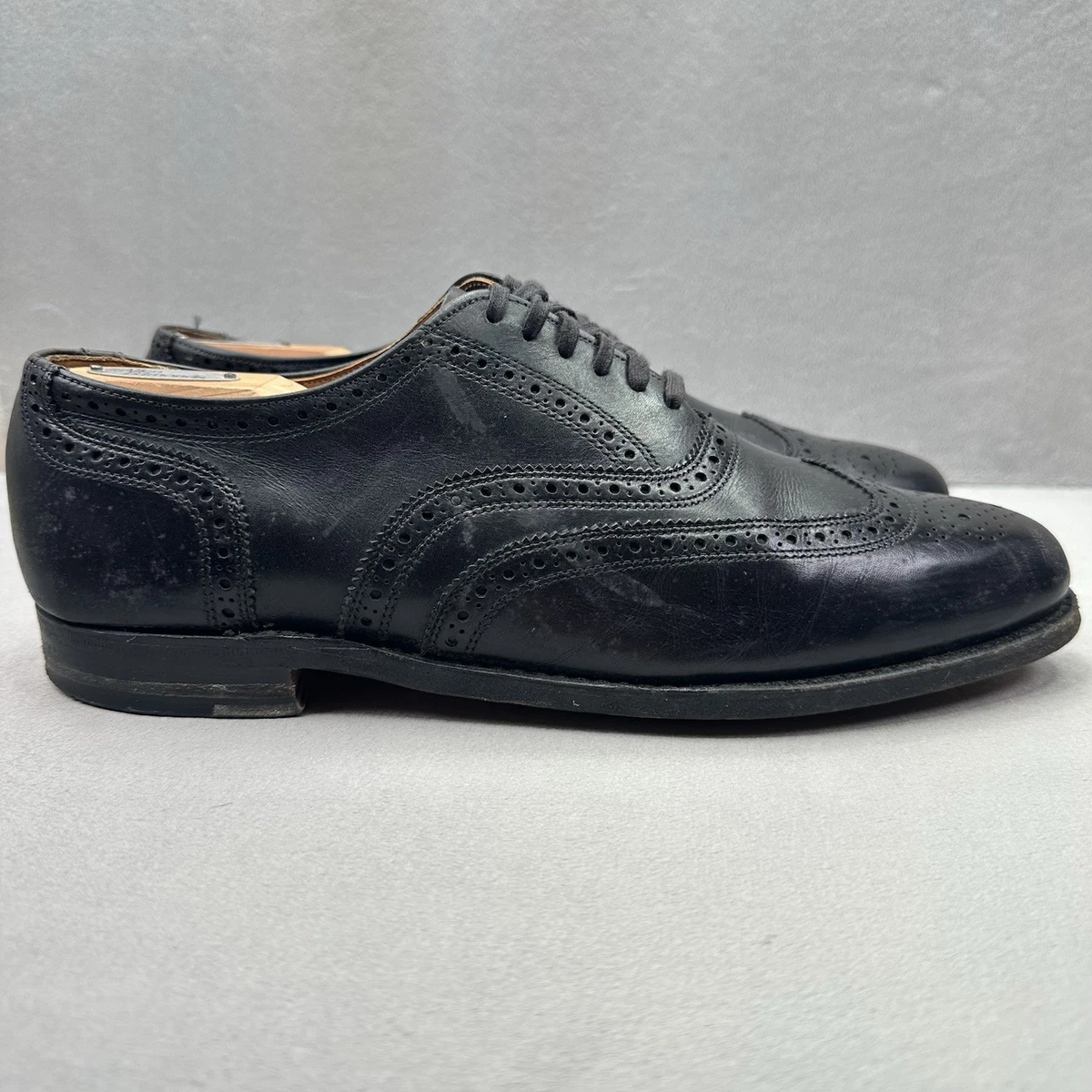 Polo Ralph Lauren Black Wingtip Dress Shoes for Men for sale | eBay