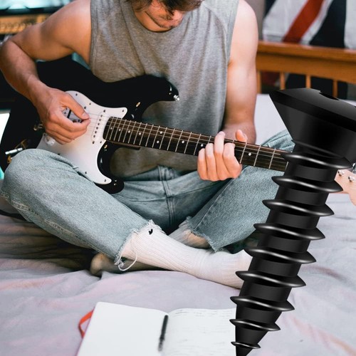 Electric Guitar Bass Pickguard Screws 3mm Pick Guards M3 x 12mm, Black - Picture 6 of 7