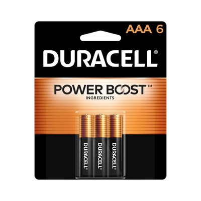 Duracell Coppertop AAA Batteries with Power Boost Ingredients, Triple A Batte...