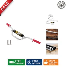 Durable 7/8" Aluminum Motocross Handlebar with Protective Foam Pad & Grips