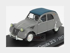 1:43 EDICOLA Citroen 2Cv Cabriolet Closed 1957 Grey ABRBA002 Model