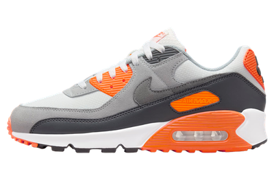 Nike Air Max 90 Summit White Safety Orange Dark Smoke Grey DM0029