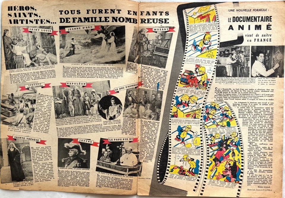 FOYERS DE FRANCE n° 25 du 15 Mars 1943 revue ancienne de mode couture femme - Photo 2/4