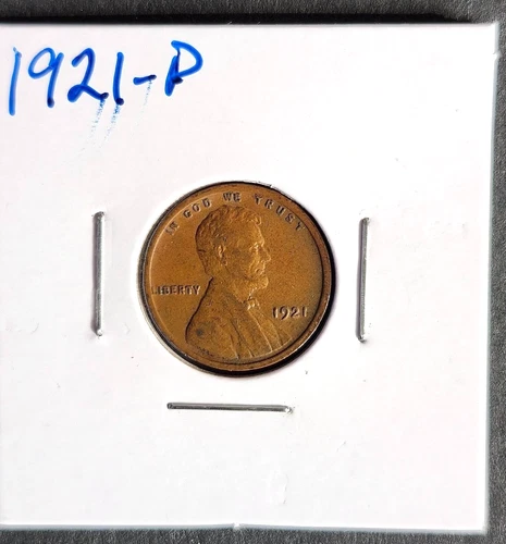 1921-P LINCOLN CENT VERY FINE+ NICE BROWN COLOR