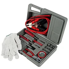 Emergency Roadside Automobile Assistance Kit- 30 Piece Set for Car, Truck, 