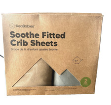KeaBabies 2-Pack Organic Cotton Crib Sheets for Boys/Girls - 52x28 Fitted Crib