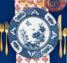 Vintage Imari Blossom Dinner Plate