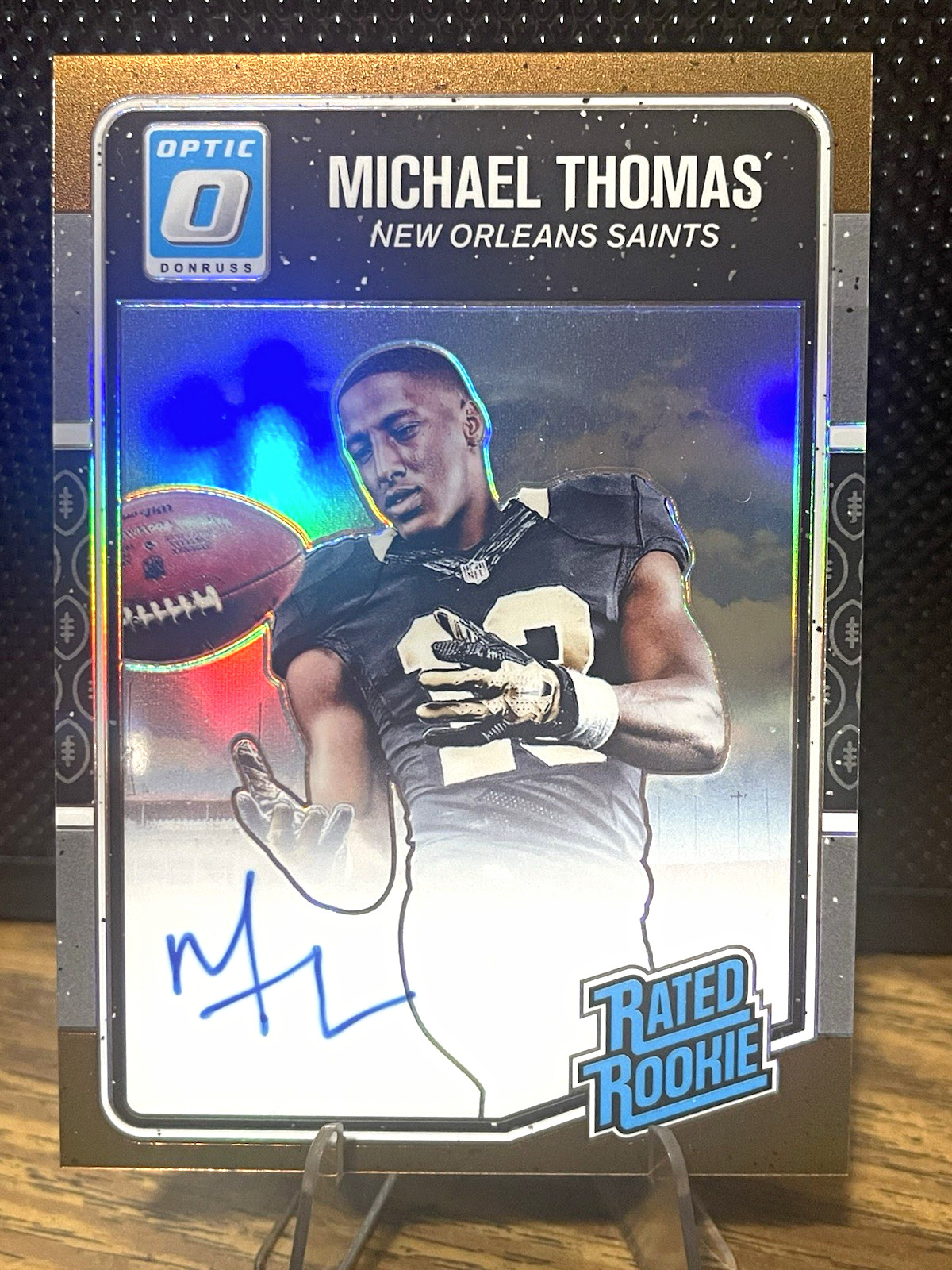 2016 Donruss Optic Michael Thomas Rated Rookie Auto Bronze #186 RC Saints