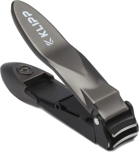 Nail Clippers for Men with Catcher -KLIPP Heavy Duty Razor-Sharp Self-Collecting
