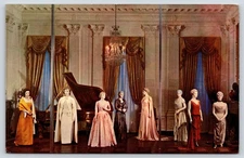 First Ladies Hall Dresses at Smithsonian Institution Vintage Postcard