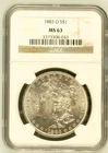 1883 O United States Morgan Silver Dollar NGC MS 63