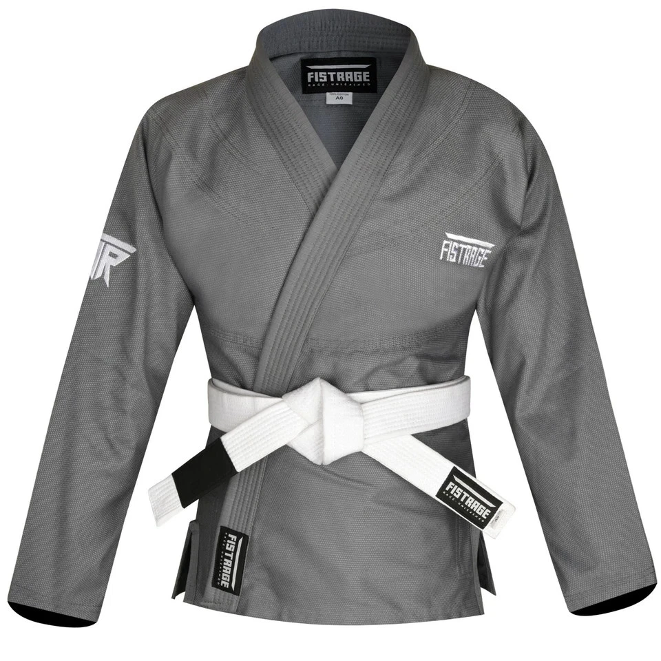 Parche FISTRAGE Jiu Jitsu Gi BJJ Brasileño para Hombres y Mujeres Uniforme MMA con Cinturón Foto 4 de 4