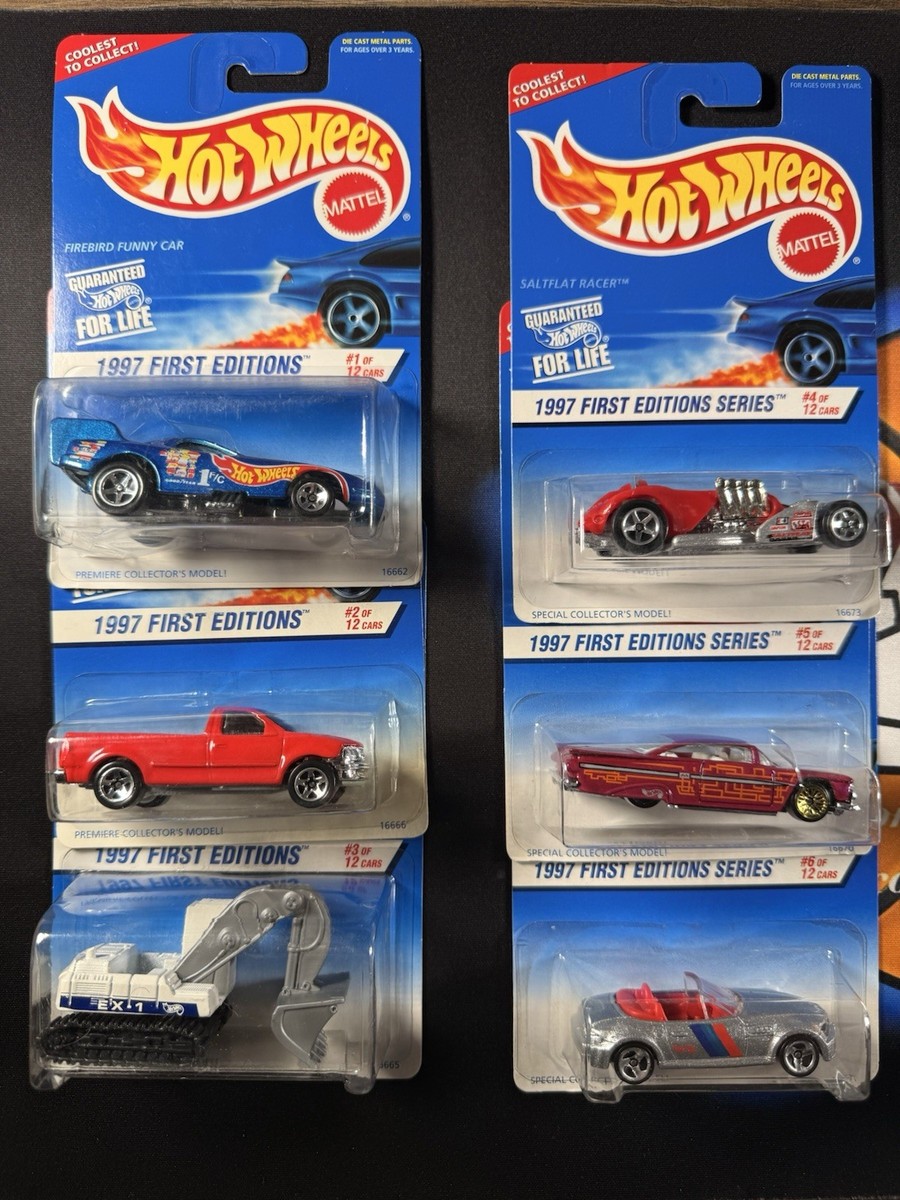 1997 Hot Wheels 1st Edition Complete Set #1-12 : Brand New