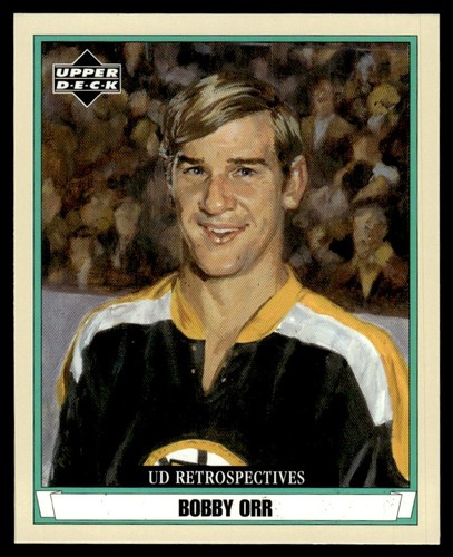2002-03 UD Artistic Impressions Retrospectives Bobby Orr Boston Bruins #R7