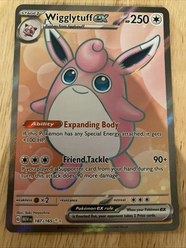Wigglytuff ex 187/165 Sv: Scarlet & Violet 151 Holo