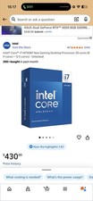 Intel Core I7-14700KF 20-Cores 3.4GHz LGA 170...