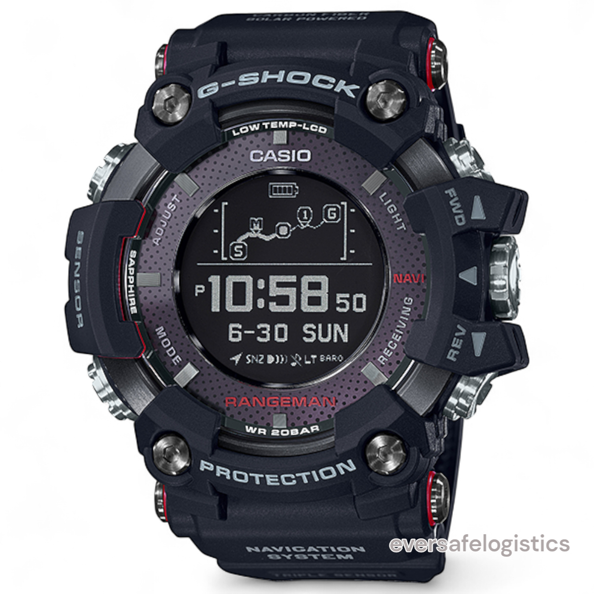 限定価格　美品　カシオ G-SHOCK RANGEMAN GPR-B1000 CASIO G-SHOCK RANGEMAN GPR-B1000-1JR Wristwatch Used Solar