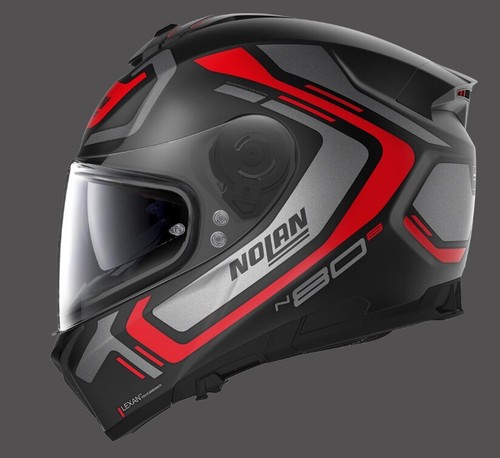 CASCO INTEGRALE NOLAN N80-5 ALLY N-COM COL. 39 N80 5 NERO ROSSO OPACO TG. L  | eBay