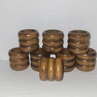 Napkin Rings Wood Spool Cottage Core set of 8