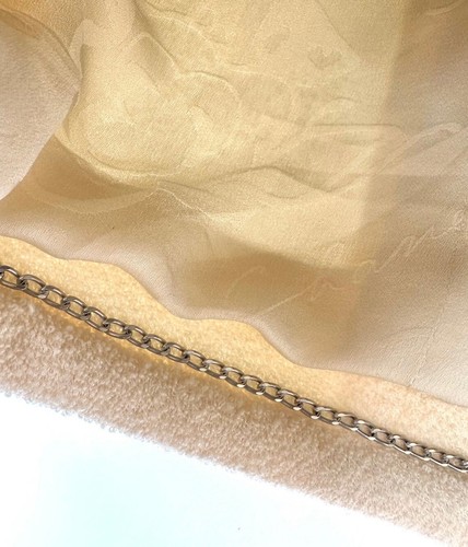 Mint Tag Chanel 2015 Ivory Tweed Jacket 34 36 38 2 4 6 White Top Logo Button S M - Picture 23 of 23