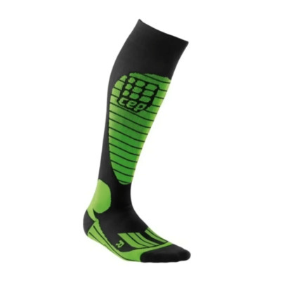 CEP Men Winter Skiing Compression Ski Knee Socks Black  or Green   Size III