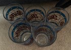 Set of 5 Vintage Pepsi Cola Glasses 1970's Tiffany Style-Stained Glass 12 oz. — photo 2