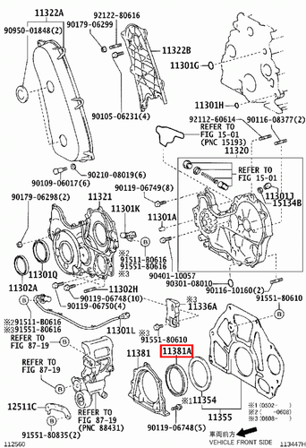Genuine LandCruiser 80 79 78 Series 1HD 1HZ 1KZ Rear Main Oil Crankshaft Seal - Picture 13 of 20