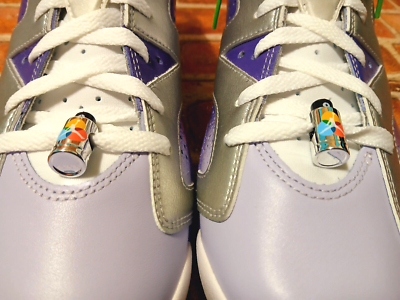 Nike Air Jordan Retro 6 NRG U23 Golf Purple Metallic Silver  display picture 1