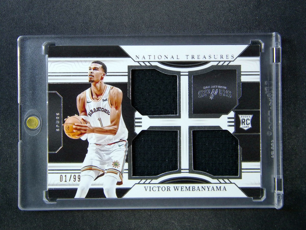 2023-24 Panini National Treasures Victor Wembanyama RC Triple