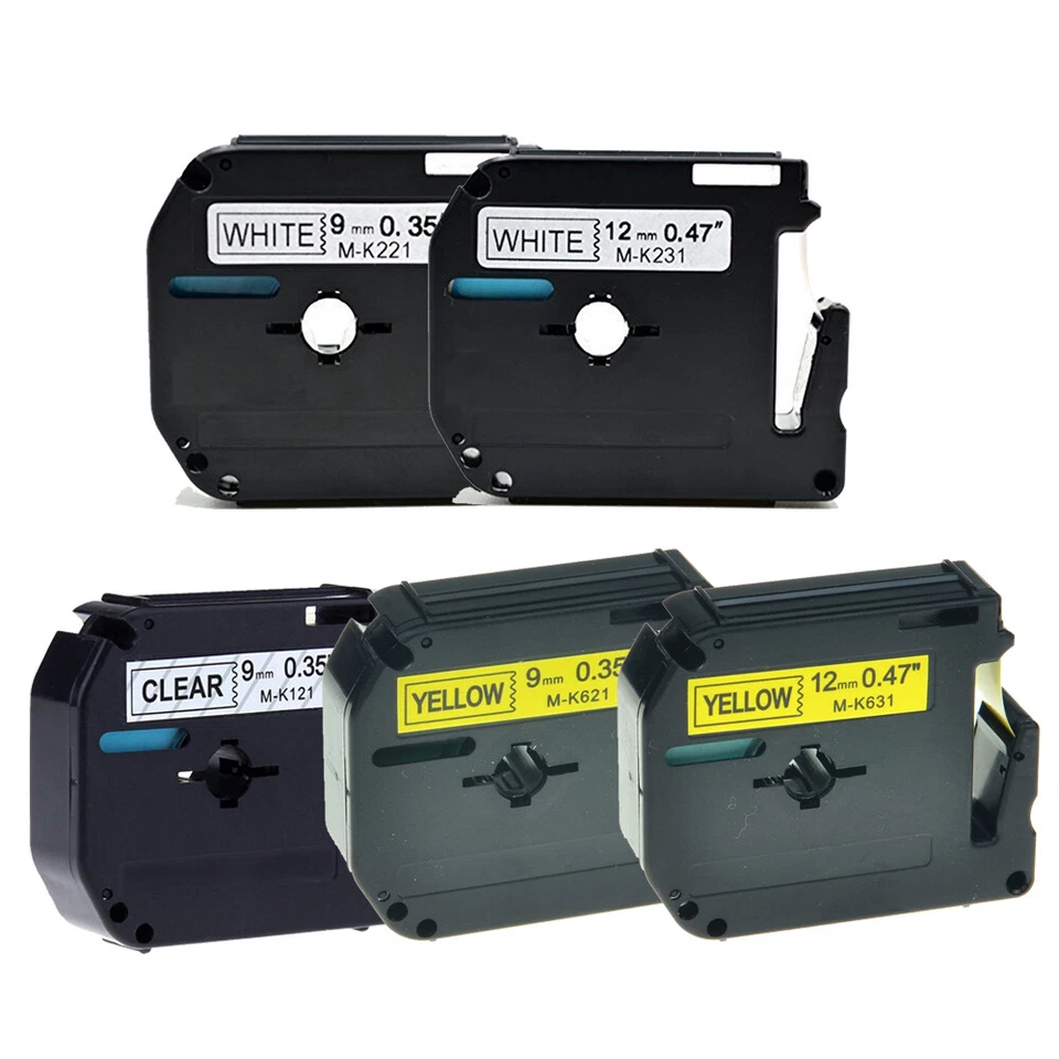 PRESTIGECARTRIDGE Compatible Tape fits Brother MK221 MK231 MK621 MK631 PT-80 PT-85 PT-65 PT-90