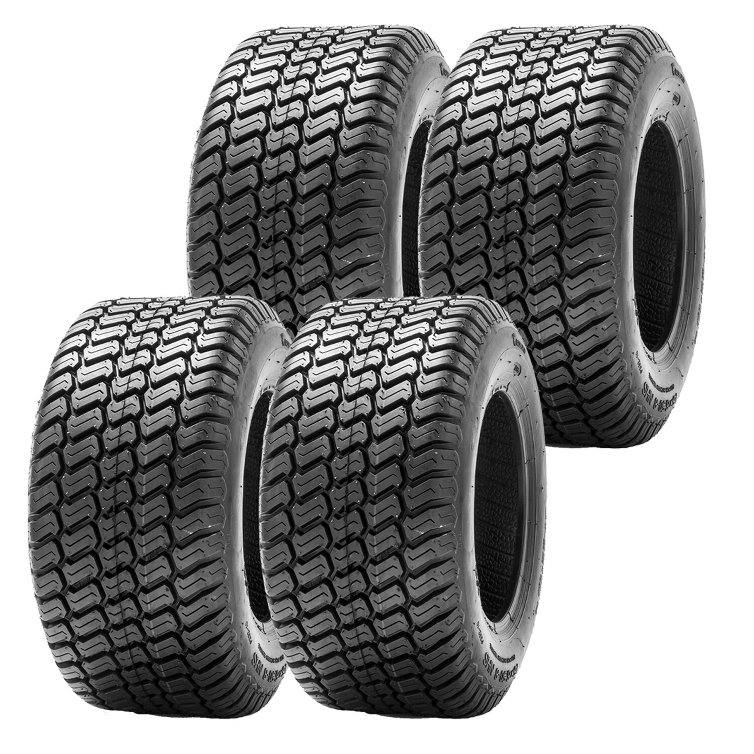 Set Of 4 16x6.5-8 Lawn Mower Tires 4Ply 16x6.5x8 Garden Tractor Tires 16x6.50-8