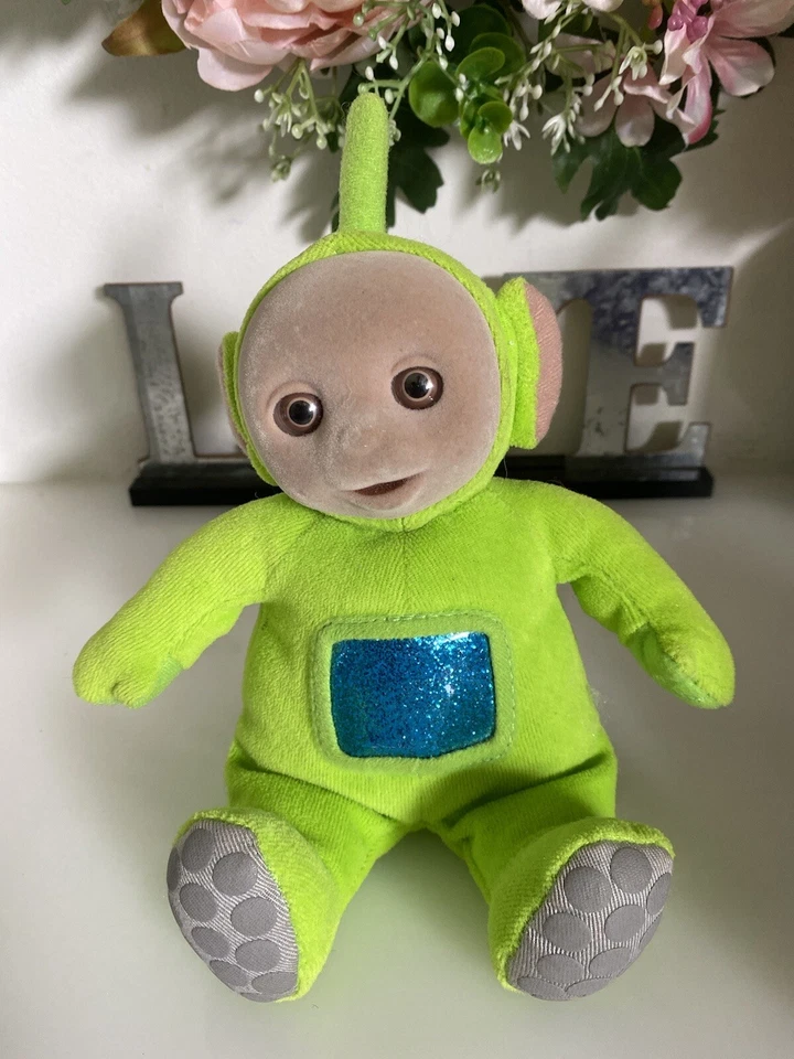 Teletubbies Tinky Winky & Dipsy Eden Teletubbies 1998 vintage púrpura verde 9" Foto 3 de 4
