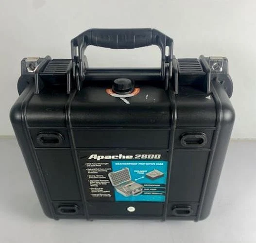 Funda protectora resistente a la intemperie Apache 2800 negra cámaras medianas armas de fuego sin espuma 1400 Foto 2 de 4