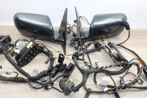 94-01 BMW E38 740IL 750IL 740I POWER FOLDING SIDE VIEW MIRRORS & MODULE SWITCH