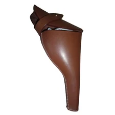 British .455 Webley Revolver Leather Holster - Brown Color E314