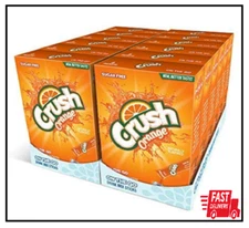 Orange Crush Powder Drink Mix Sugar Free & Delicious, Makes 72 water beverages