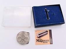 Smith and Wesson .357 Magnum Revolver Cylinder Collectible Belt Buckle